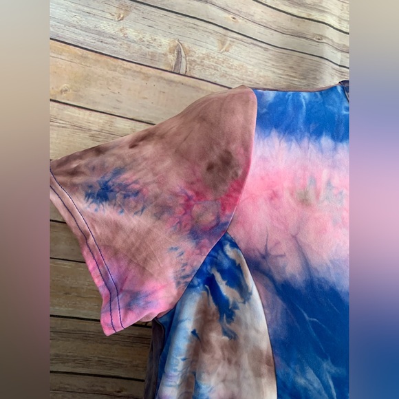 Colorful Tie-Dye T-Shirt Dress/Top - Size 2X - Picture 3 of 7